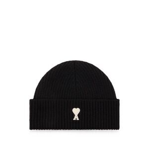 Ami Paris Men Ami De Coeur Wool Beanie